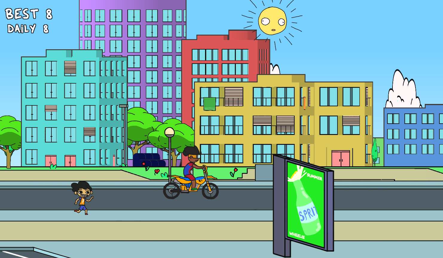 Wheelie Party Game Screenshot